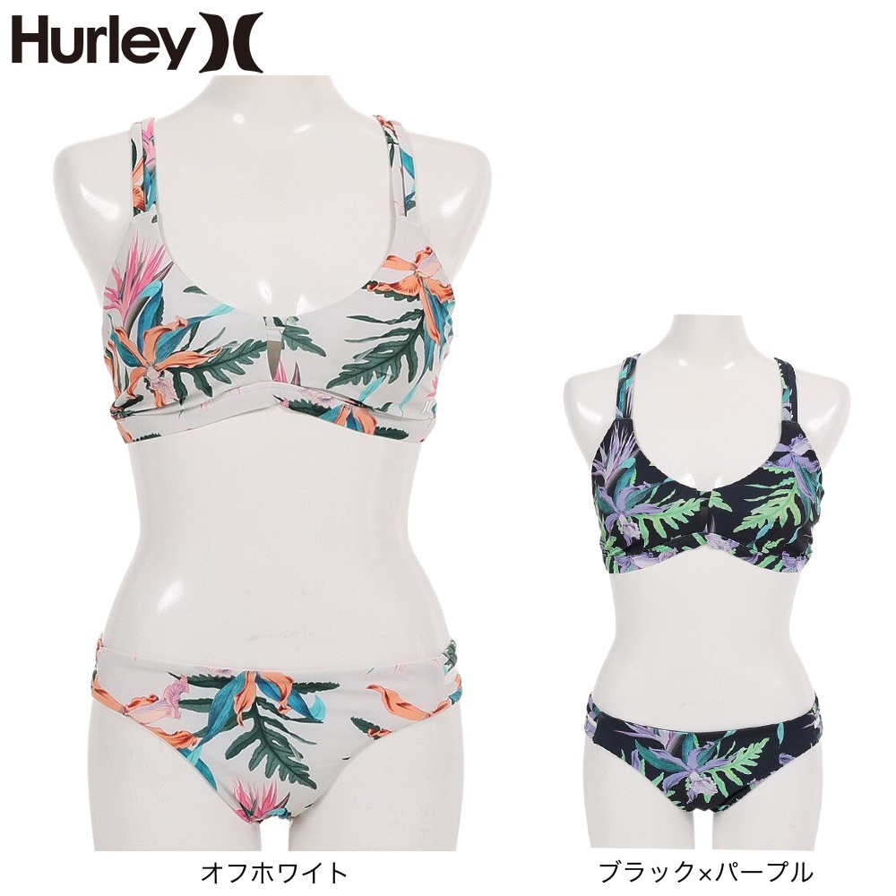 ハーレー（HURLEY）（レディース）ビキニ セット 水着 ホワイト MAX LEILANI 22 GBWQD7981-642