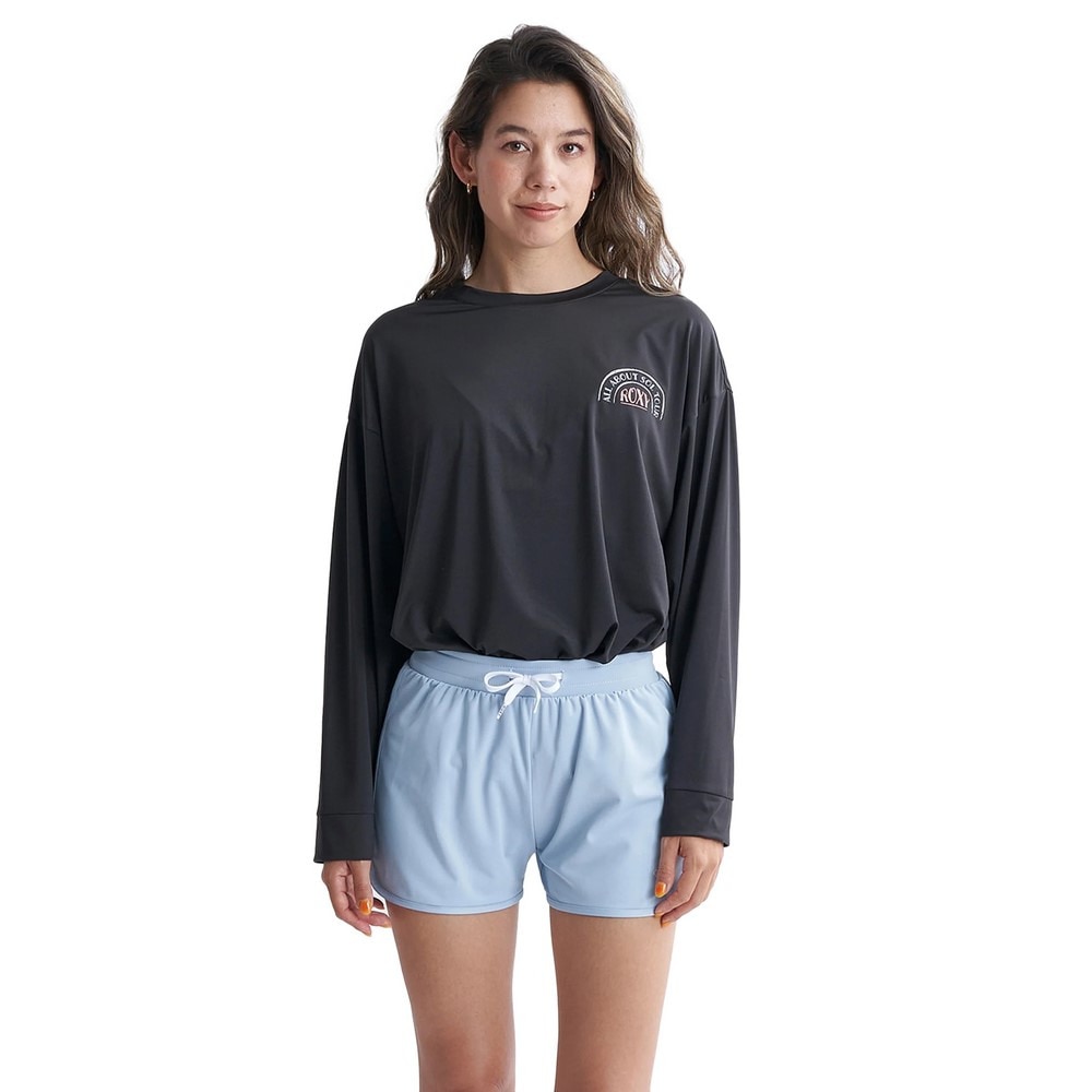 ロキシー（ROXY）（レディース）水着 4点セット 長袖 ラッシュTシャツ付き ALL ABOUT SOL 24SPRSW241004BBK