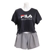 フィラ（FILA）（レディース）Tシャツ水着4点セット 229-704BK