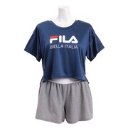 フィラ（FILA）（レディース）Tシャツ水着4点セット 229-704NV