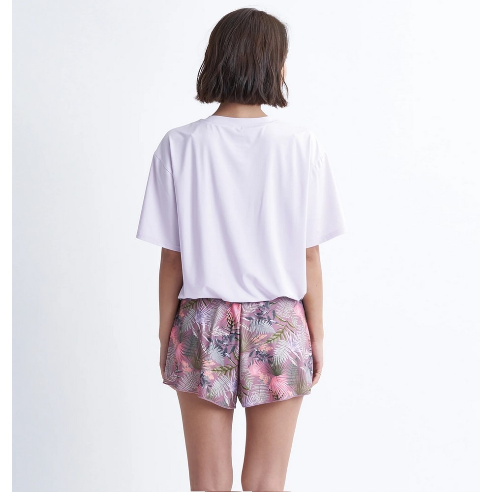 ロキシー（ROXY）（レディース）水着 3点セット 半袖 ラッシュTシャツ付き SIMPLY BOTANICAL 24SPRSW241009TER