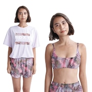 (レディース)水着 3点セット 半袖 ラッシュTシャツ付き SIMPLY BOTANICAL 24SPRSW241009TER
