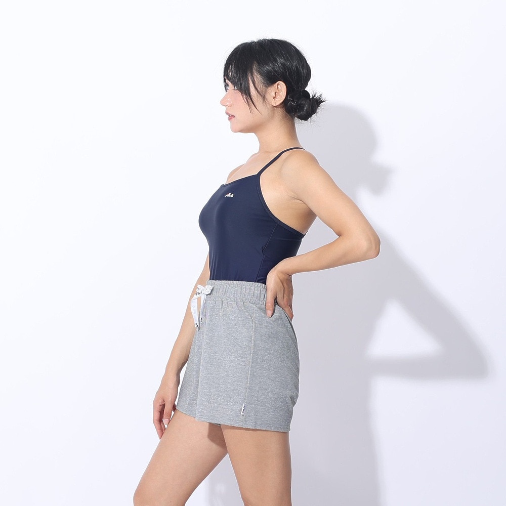 フィラ（FILA）（レディース）水着 4点セット ジュニア ガールズ ラッシュガード ロゴTシャツ付き タンキニ 324601-NV