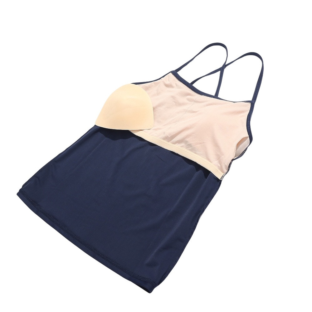 フィラ（FILA）（レディース）水着 4点セット ジュニア ガールズ ラッシュガード ロゴTシャツ付き タンキニ 324601-NV