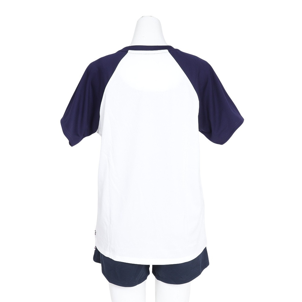 フィラ（FILA）（レディース）水着 4点セット ジュニア ガールズ ロゴTシャツ付き タンキニ 324602-WT