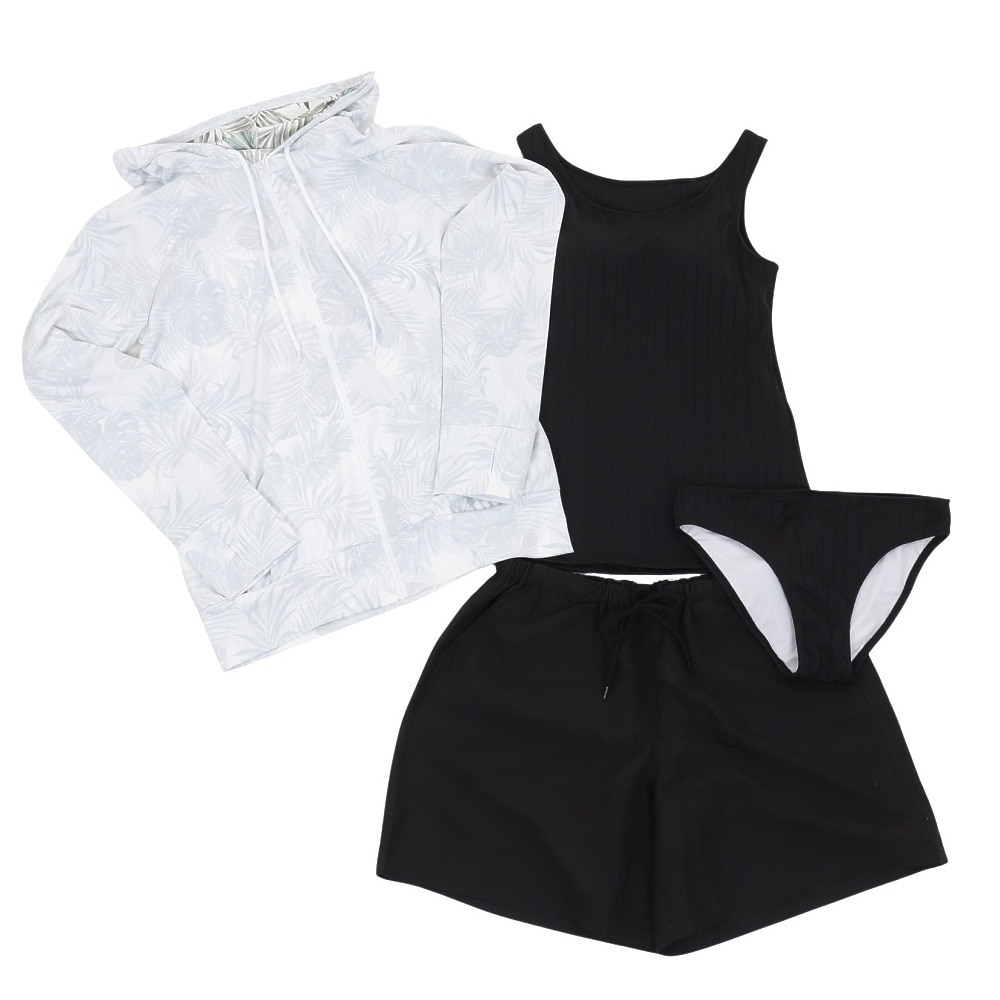 シュリーヌ（Shreanu）（レディース）水着 4点セット ラッシュガード 水陸両用 UVカット 398040KAK