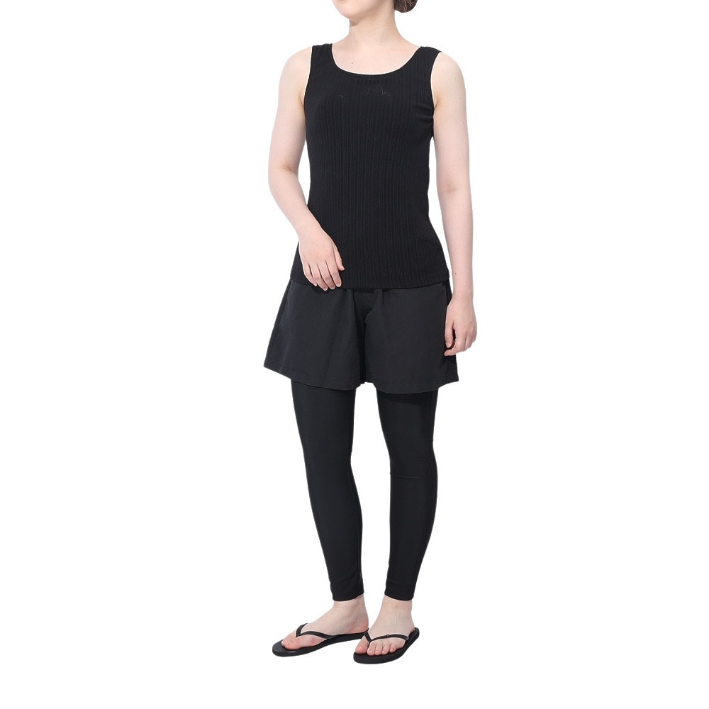 シュリーヌ（Shreanu）（レディース）水着 5点セット ラッシュガード 水陸両用 UVカット 398160BLK