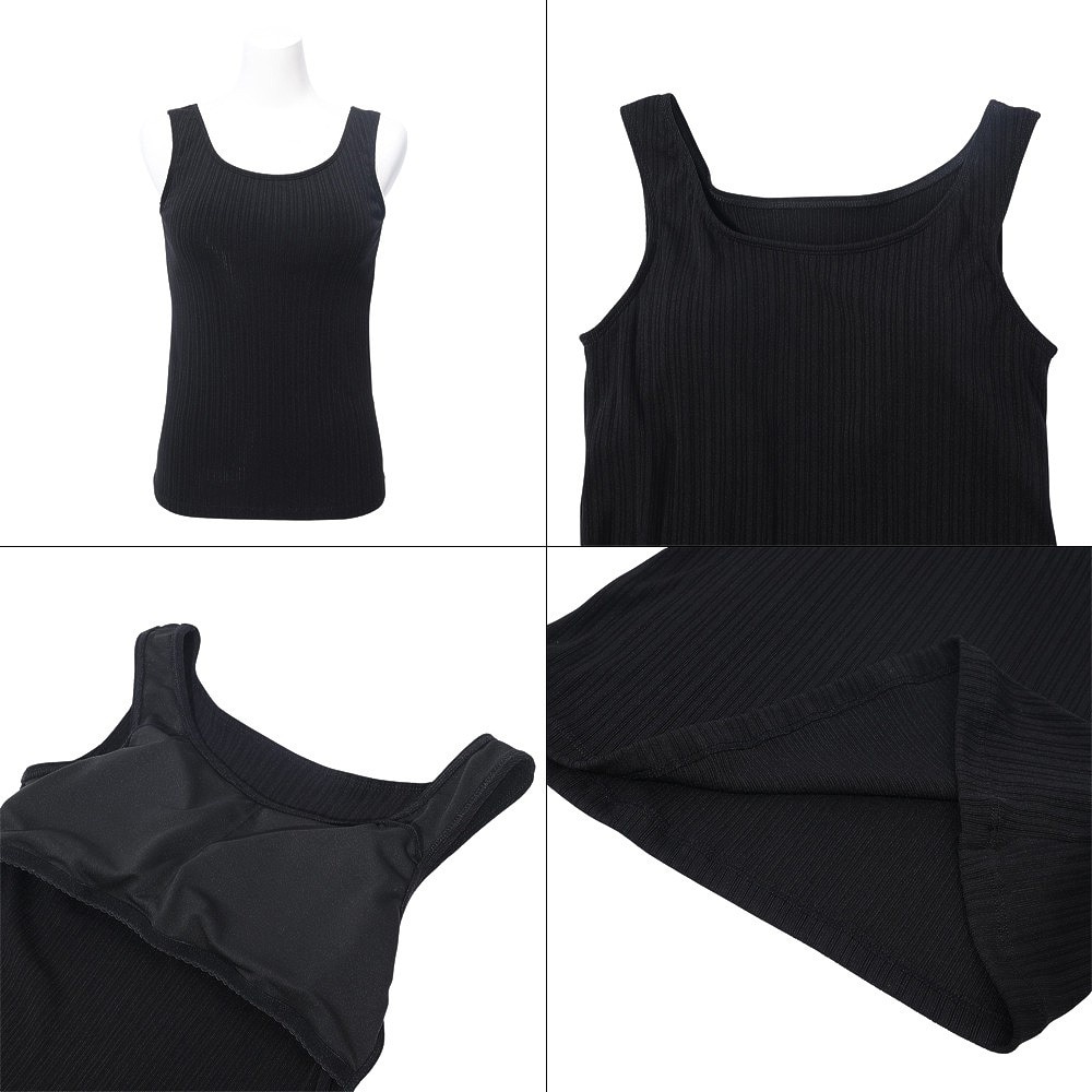 シュリーヌ（Shreanu）（レディース）水着 5点セット ラッシュガード 水陸両用 UVカット 398160BLK