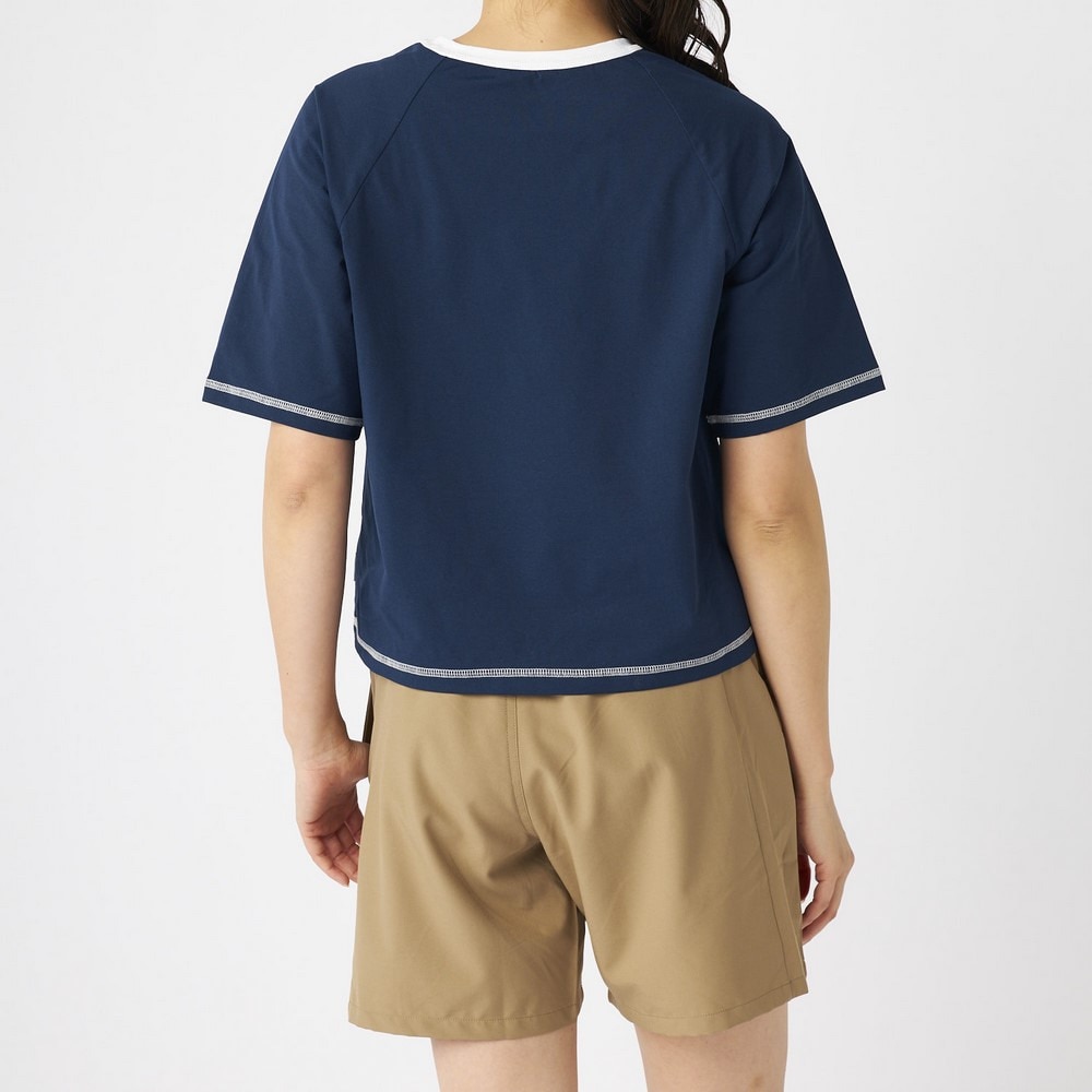 フィラ（FILA）（レディース）水着 カバーアップTシャツ タンキニ 4点セット 325601-NV