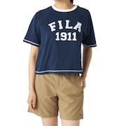 (レディース)水着 カバーアップTシャツ タンキニ 4点セット 325601-NV