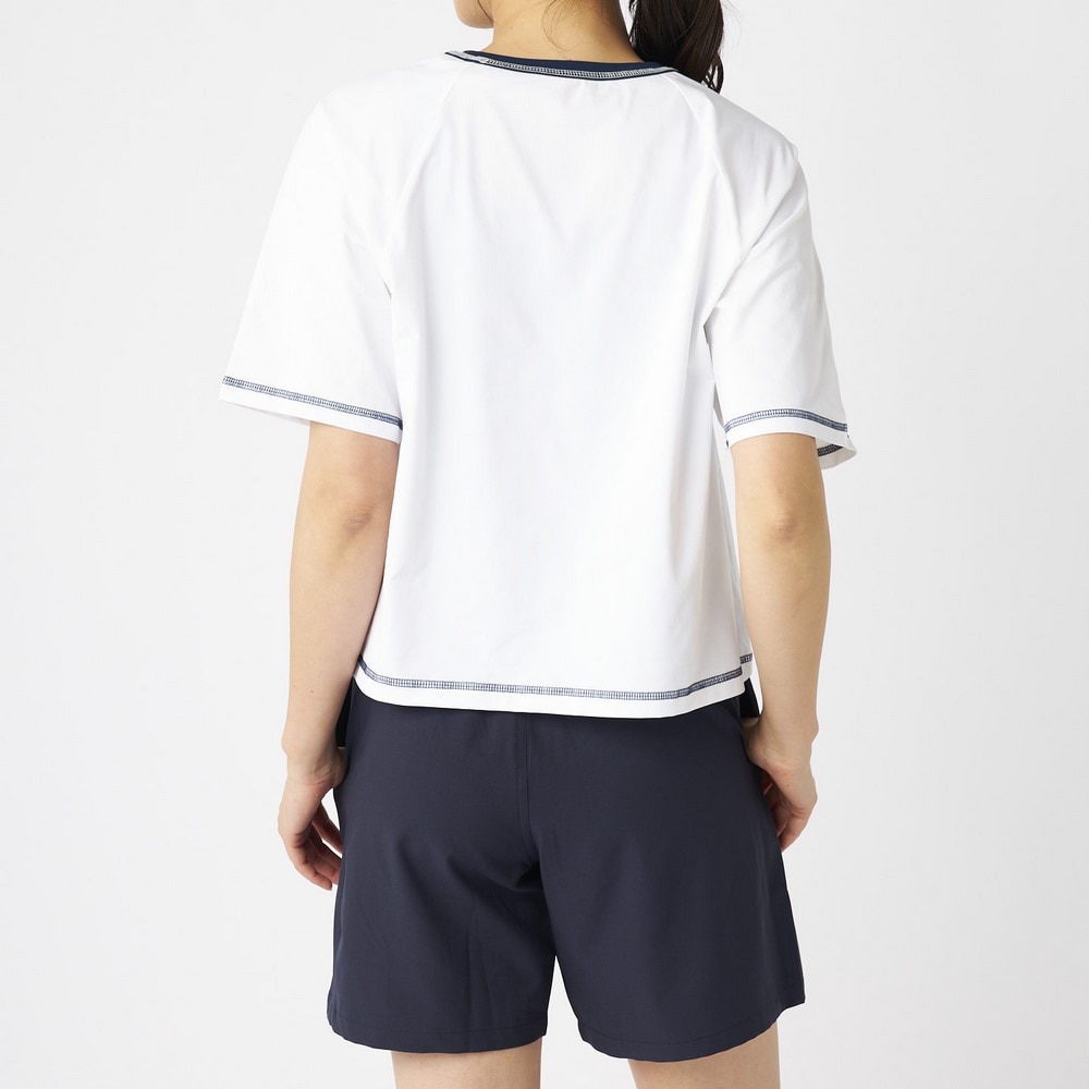 フィラ（FILA）（レディース）水着 カバーアップTシャツ タンキニ 4点セット 325601-WT