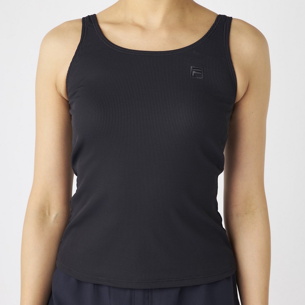 フィラ（FILA）（レディース）水着 カバーアップTシャツ タンキニ 4点セット 325601-WT