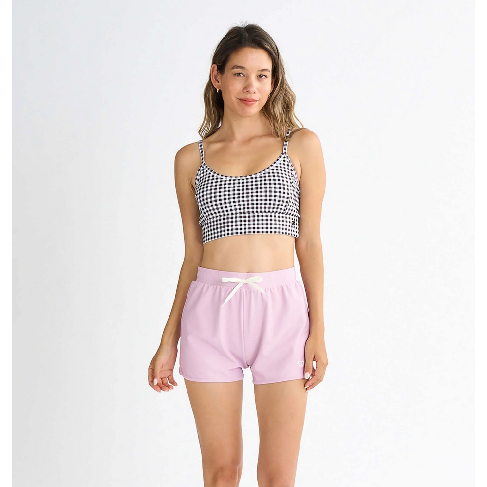 ロキシー（ROXY）（レディース）水着 4点セット 長袖ラッシュTシャツ付き PICNIC GINGHAM 25SPRSW251009BLK