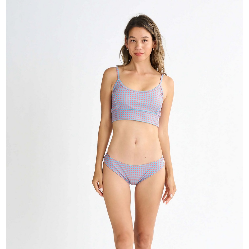 ロキシー（ROXY）（レディース）PICNIC GINGHAM 長袖ラッシュTシャツ付き 水着 4点セット 25SPRSW251009TRQ