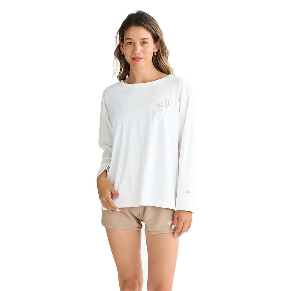ロキシー（ROXY）（レディース）PICNIC GINGHAM 長袖ラッシュTシャツ付き 水着 4点セット 25SPRSW251009TRQ