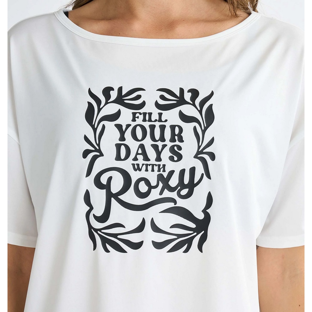 ロキシー（ROXY）（レディース）水着 3点セット ラッシュTシャツ付き ARTSY FLORAL 25SPRSW251010BLK