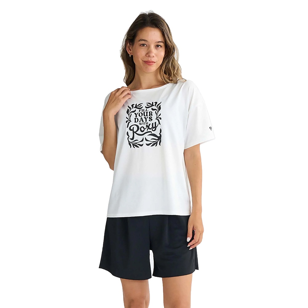 ロキシー（ROXY）（レディース）水着 3点セット ラッシュTシャツ付き ARTSY FLORAL 25SPRSW251010BLK