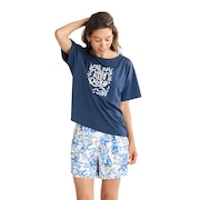 (レディース)水着 3点セット ラッシュTシャツ付き ARTSY FLORAL 25SPRSW251010BLU