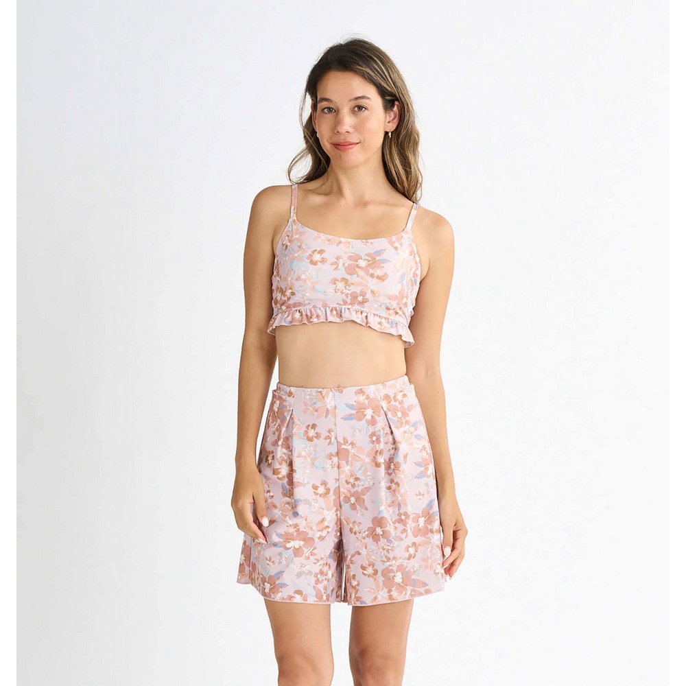 ロキシー（ROXY）（レディース）水着 3点セット ラッシュTシャツ付き ARTSY FLORAL 25SPRSW251010PBG