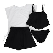 (レディース)セパレーツ水着 4点セット 950901BLK