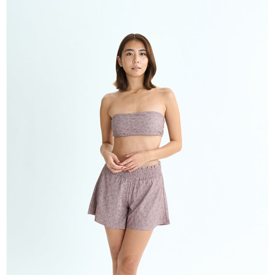 ロキシー（ROXY）（レディース）LA VIE 水着3点セット バンドゥ キャミソール キュロット インナーショーツ付き 25SURSW252006BRN