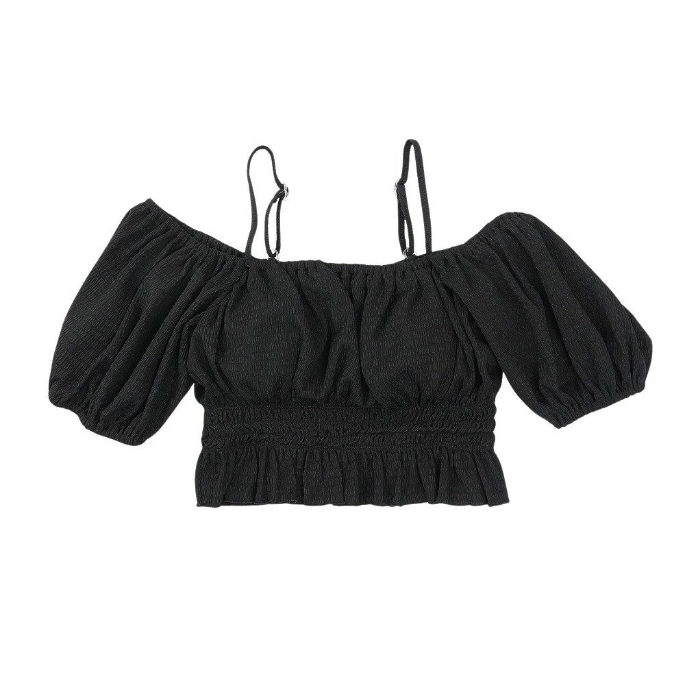ジャクリーヌベール（Jacouelinebert）（レディース）水着 3点セット トップス&ショーツ&ショートパンツ 961801BLK