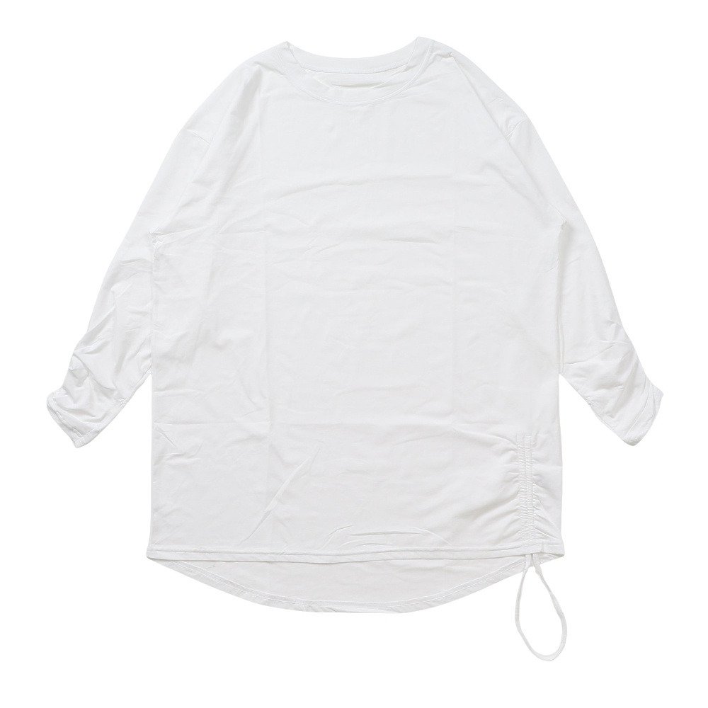 オーシャンパシフィック（Ocean Pacific）（レディース）水着 ギャザー長袖Tシャツ付き4点セット 526800CGY