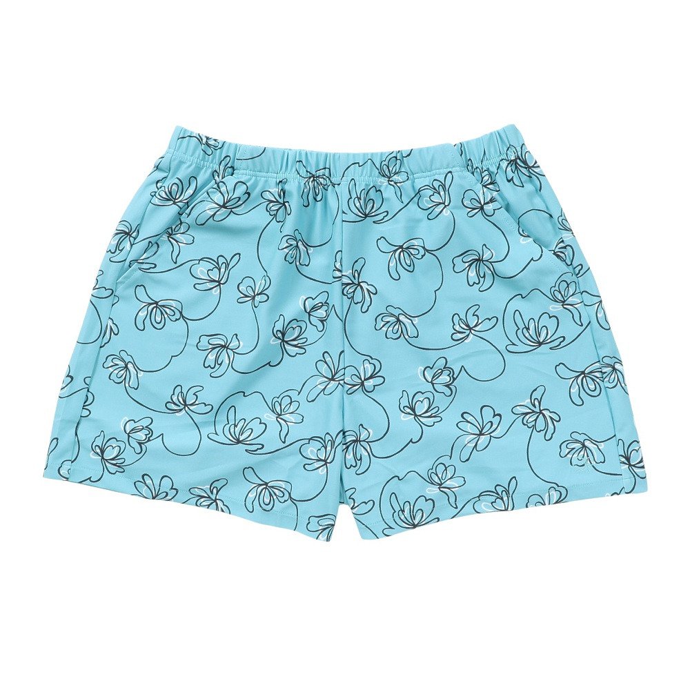 オーシャンパシフィック（Ocean Pacific）（レディース）水着 ギャザー長袖Tシャツ付き4点セット 526800MNT
