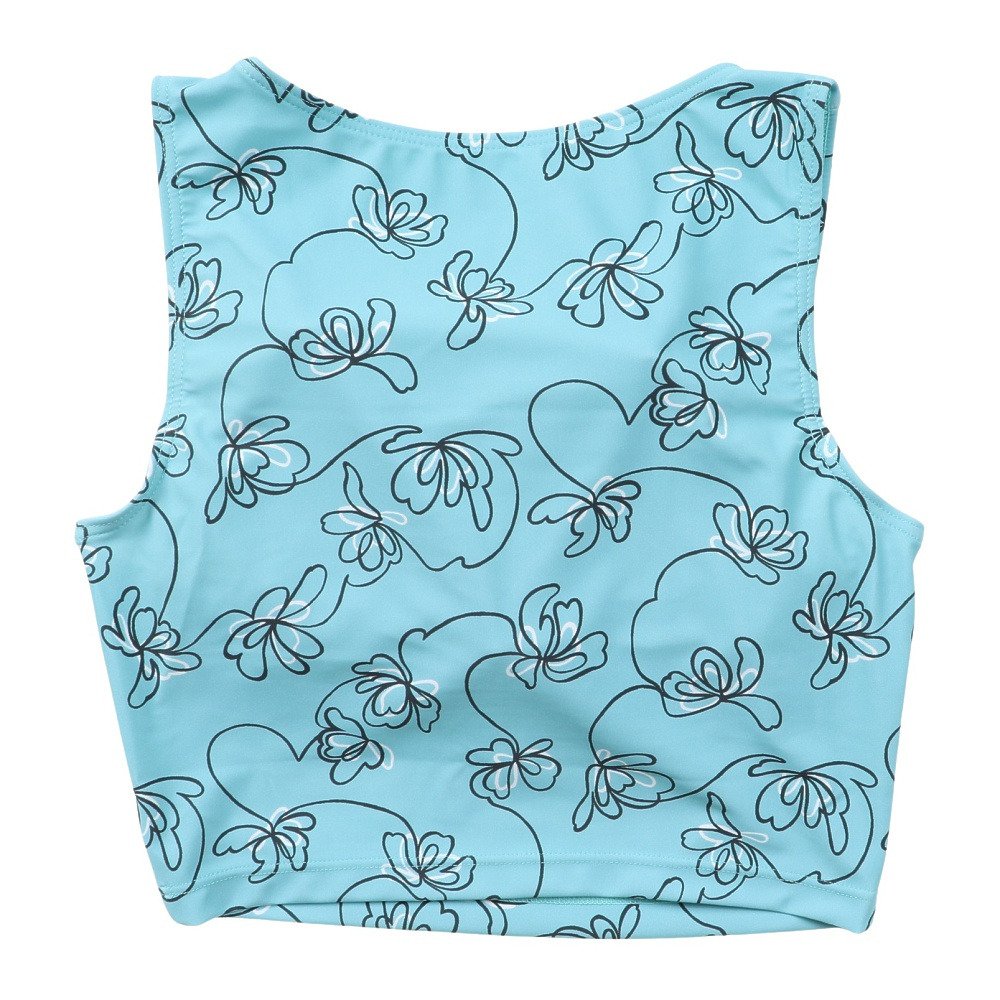 オーシャンパシフィック（Ocean Pacific）（レディース）水着 ギャザー長袖Tシャツ付き4点セット 526800MNT
