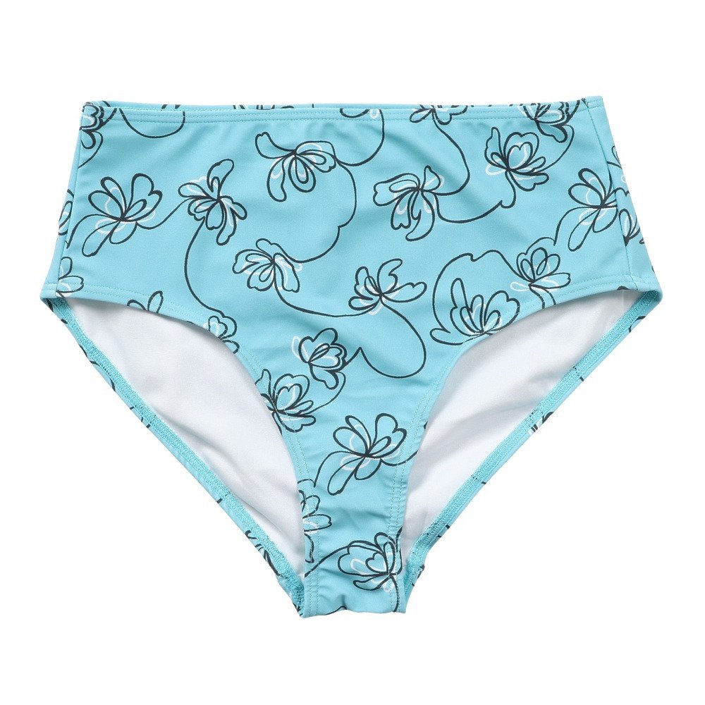 オーシャンパシフィック（Ocean Pacific）（レディース）水着 ギャザー長袖Tシャツ付き4点セット 526800MNT
