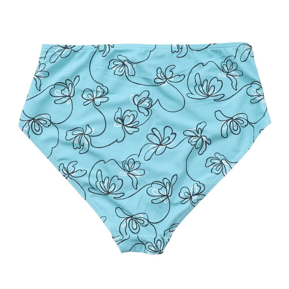 オーシャンパシフィック（Ocean Pacific）（レディース）水着 ギャザー長袖Tシャツ付き4点セット 526800MNT