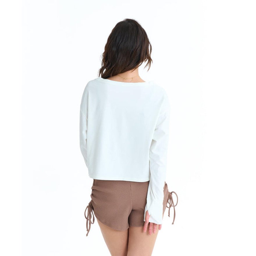 ロキシー（ROXY）（レディース）BLUE DRIFT 3点セット 長袖ラッシュTシャツ ビキニ セット 水着 26SPRSW261002BRN