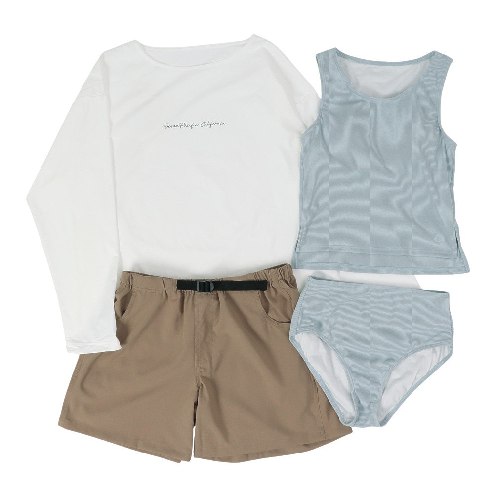 オーシャンパシフィック（Ocean Pacific）（レディース）セパレーツ水着 4点セット 525808BE