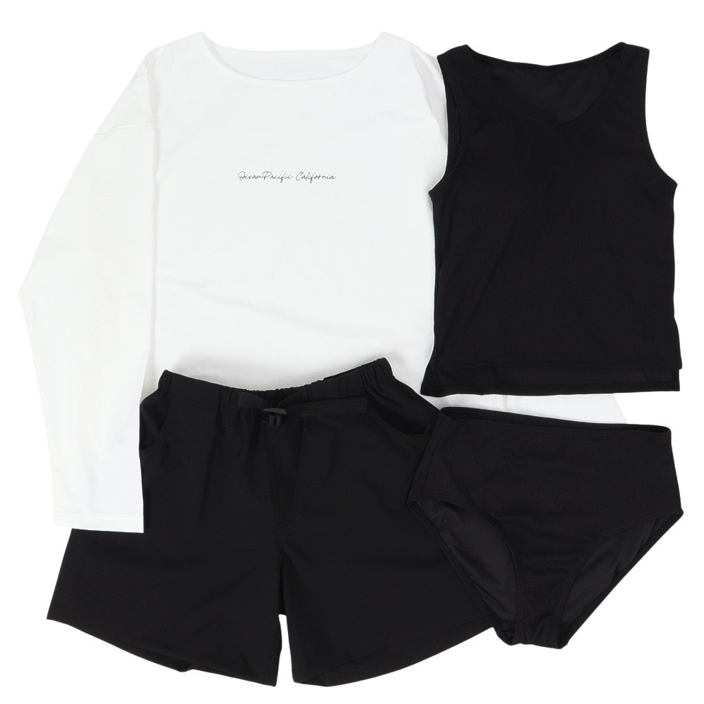 オーシャンパシフィック（Ocean Pacific）（レディース）セパレーツ水着 4点セット 525808BK