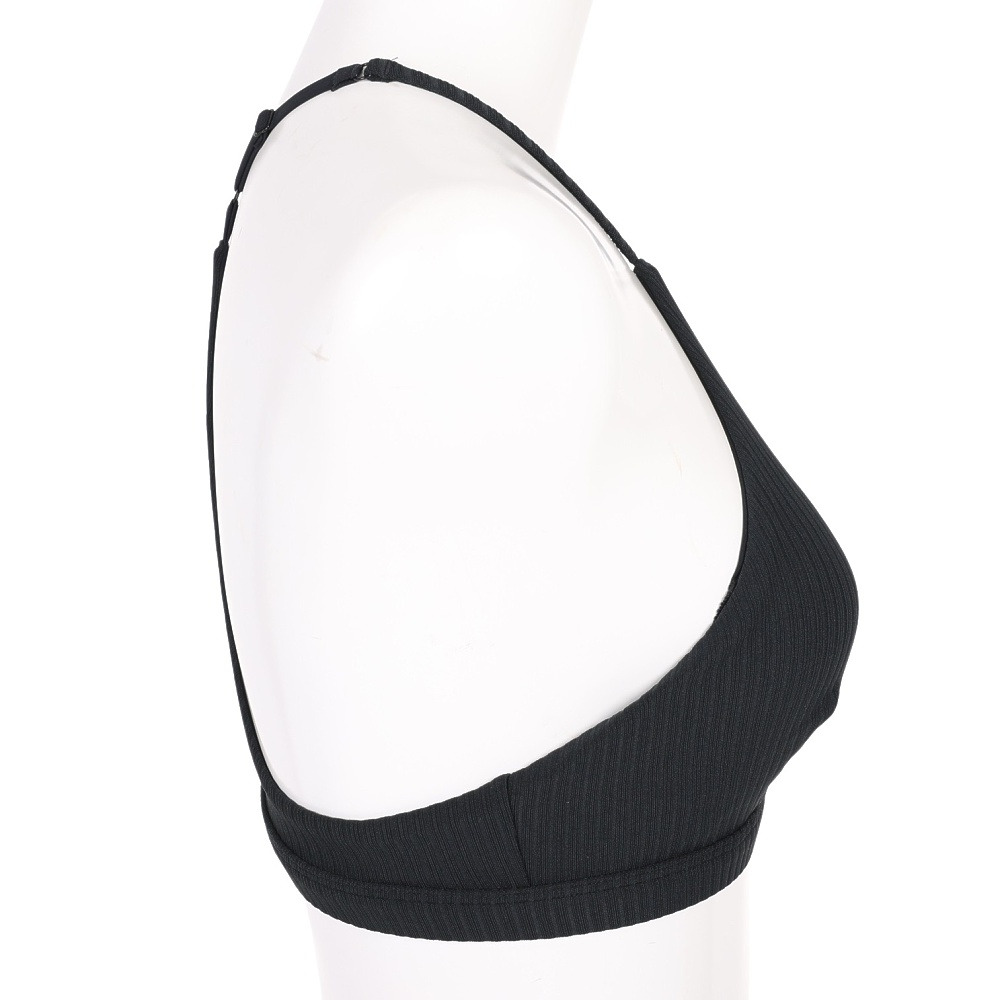 ハーレー（HURLEY）（レディース）パッド付き 水着 ビキニ トップ 単品 リブ素材 ハイネック HRLY RIB HN SURF 22 CJ7065-010