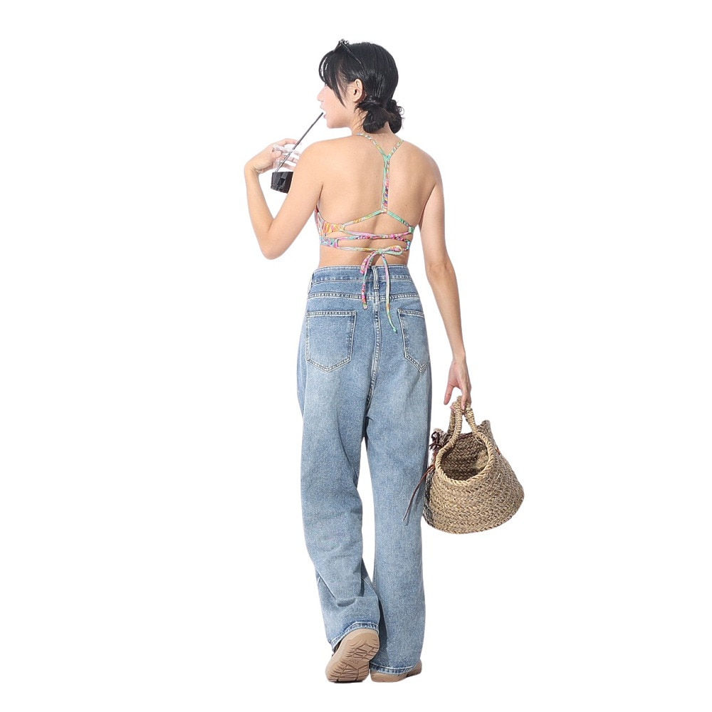 ハーレー（HURLEY）（レディース）速乾 調整可能 フィット感 抜群 水着 ビキニ トップ 単品 PALM ADJUSTABLE ST 22 HT1058-IGRP グリーン