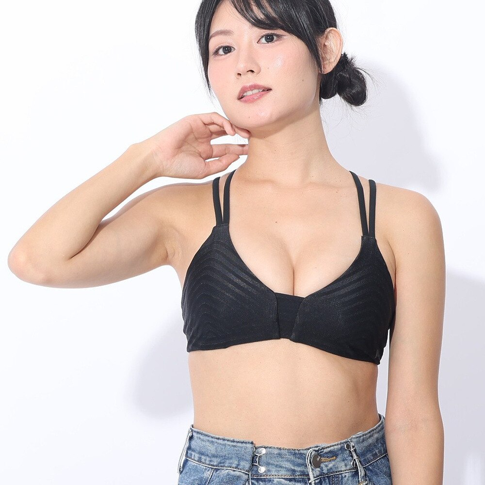ハーレー（HURLEY）（レディース）パッド付き 水着 ビキニ トップ 単品 ZERO SCOOP ST 22 CJ6880-010