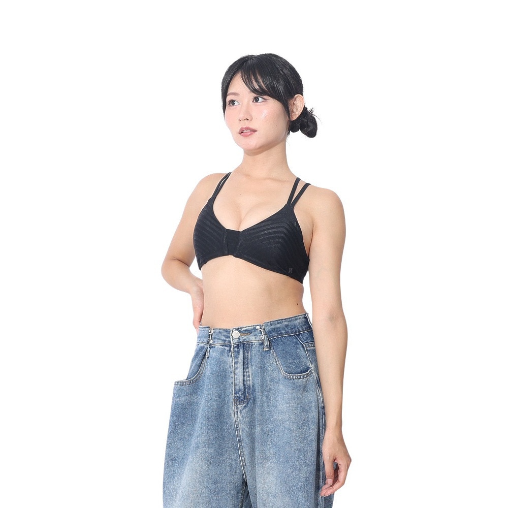 ハーレー（HURLEY）（レディース）パッド付き 水着 ビキニ トップ 単品 ZERO SCOOP ST 22 CJ6880-010