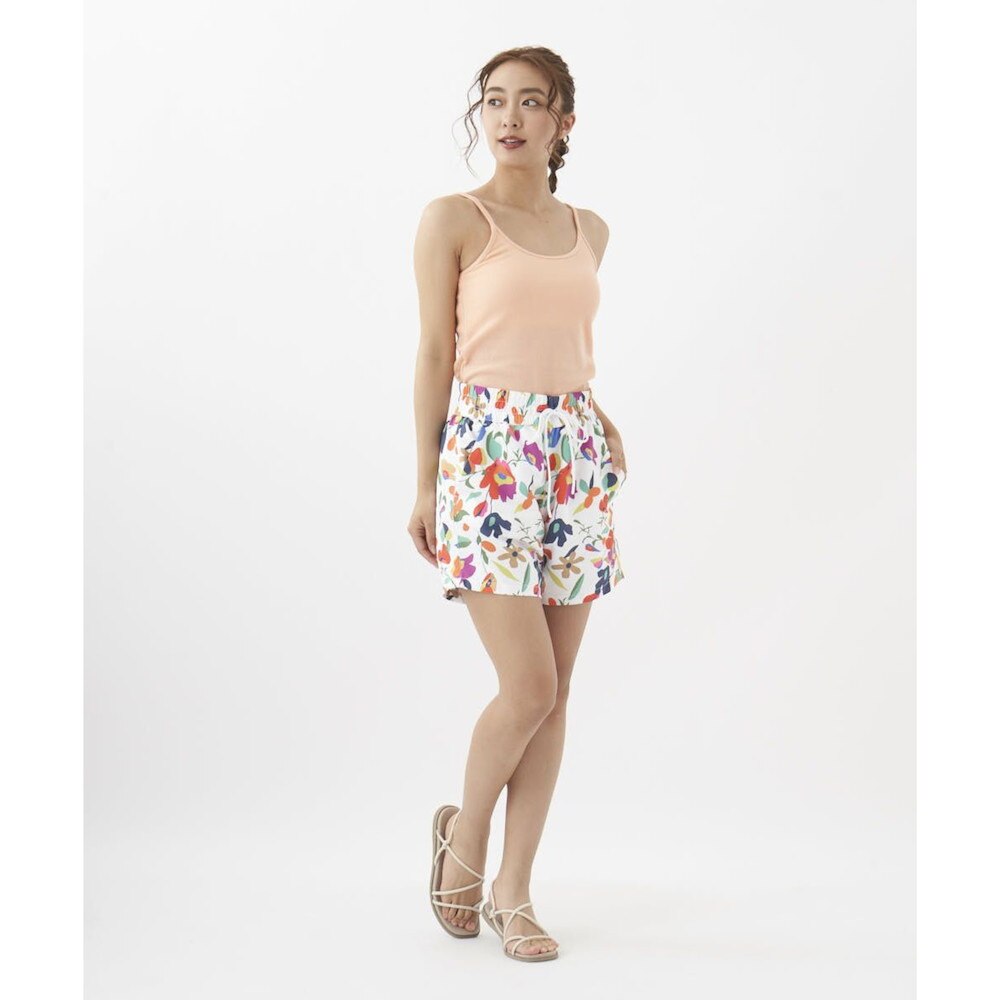 オーシャンパシフィック（Ocean Pacific）（レディース）花柄ボードショーツ 522408WHT