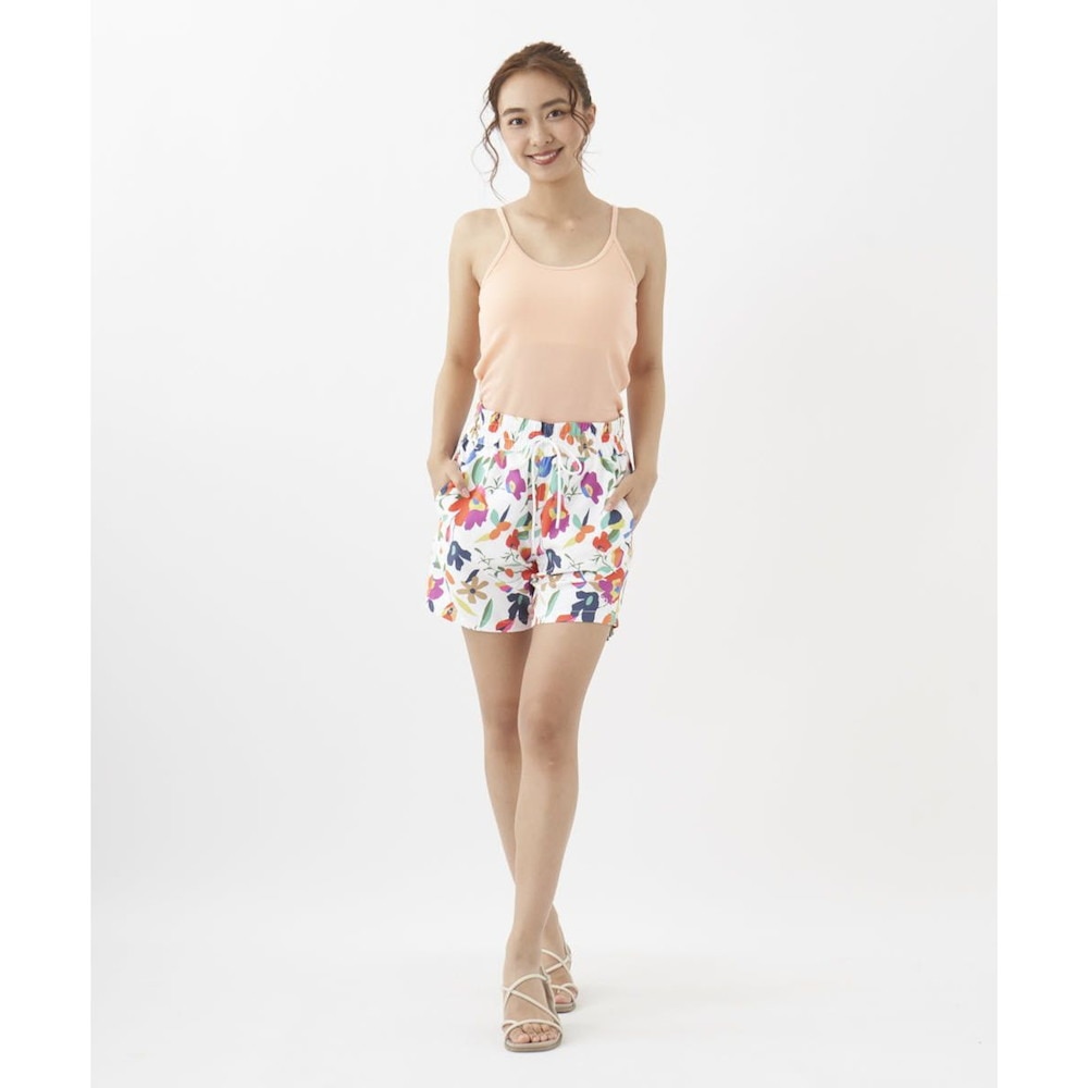 オーシャンパシフィック（Ocean Pacific）（レディース）花柄ボードショーツ 522408WHT
