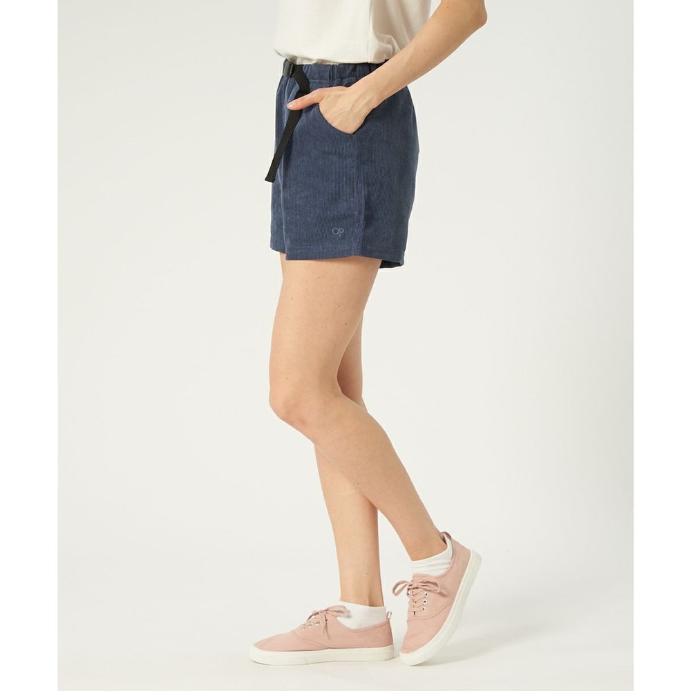 オーシャンパシフィック（Ocean Pacific）（レディース）ショートパンツ コーデュロイ UVカット 水陸両用 ネイビー 520460-NVY