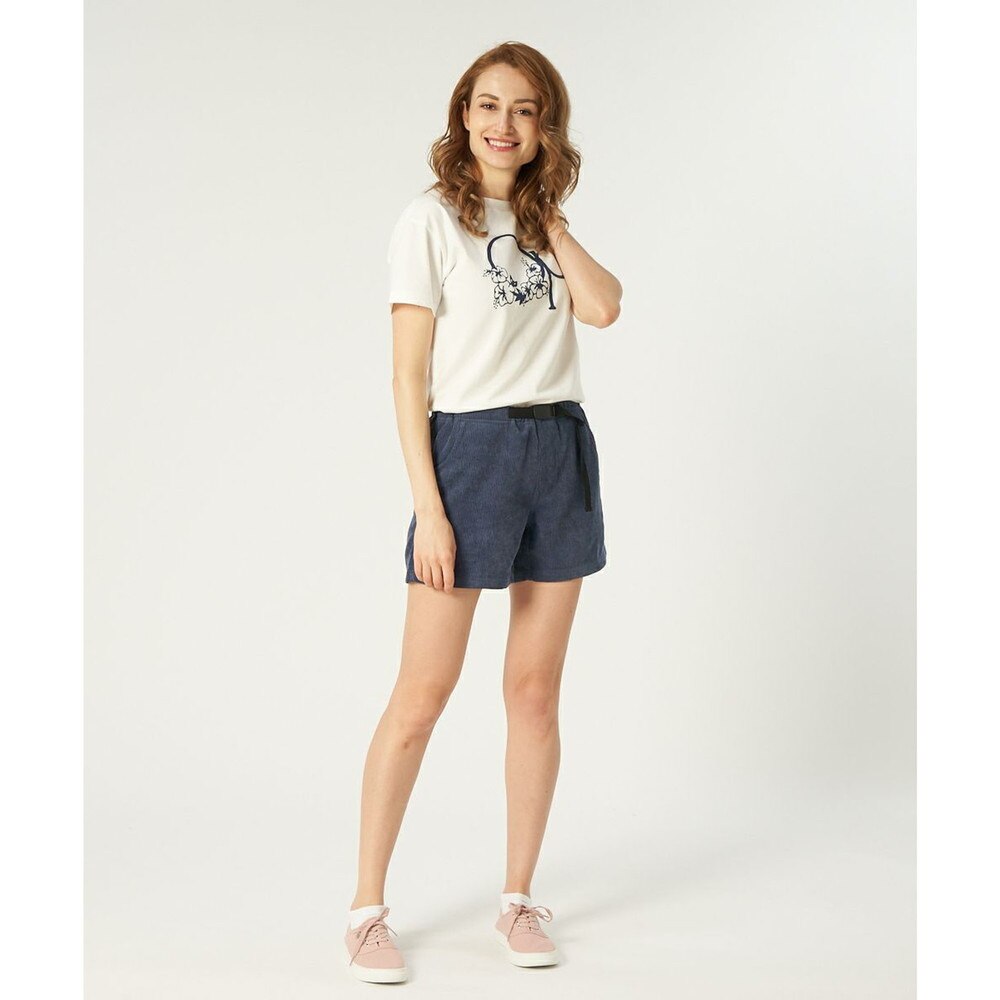 オーシャンパシフィック（Ocean Pacific）（レディース）ショートパンツ コーデュロイ UVカット 水陸両用 ネイビー 520460-NVY