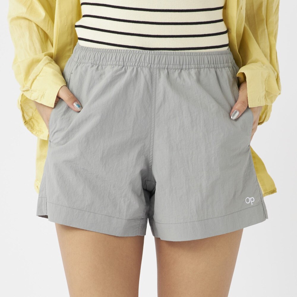 オーシャンパシフィック（Ocean Pacific）（レディース）ナイロンワッシャー ボードショーツ 524402 GRY