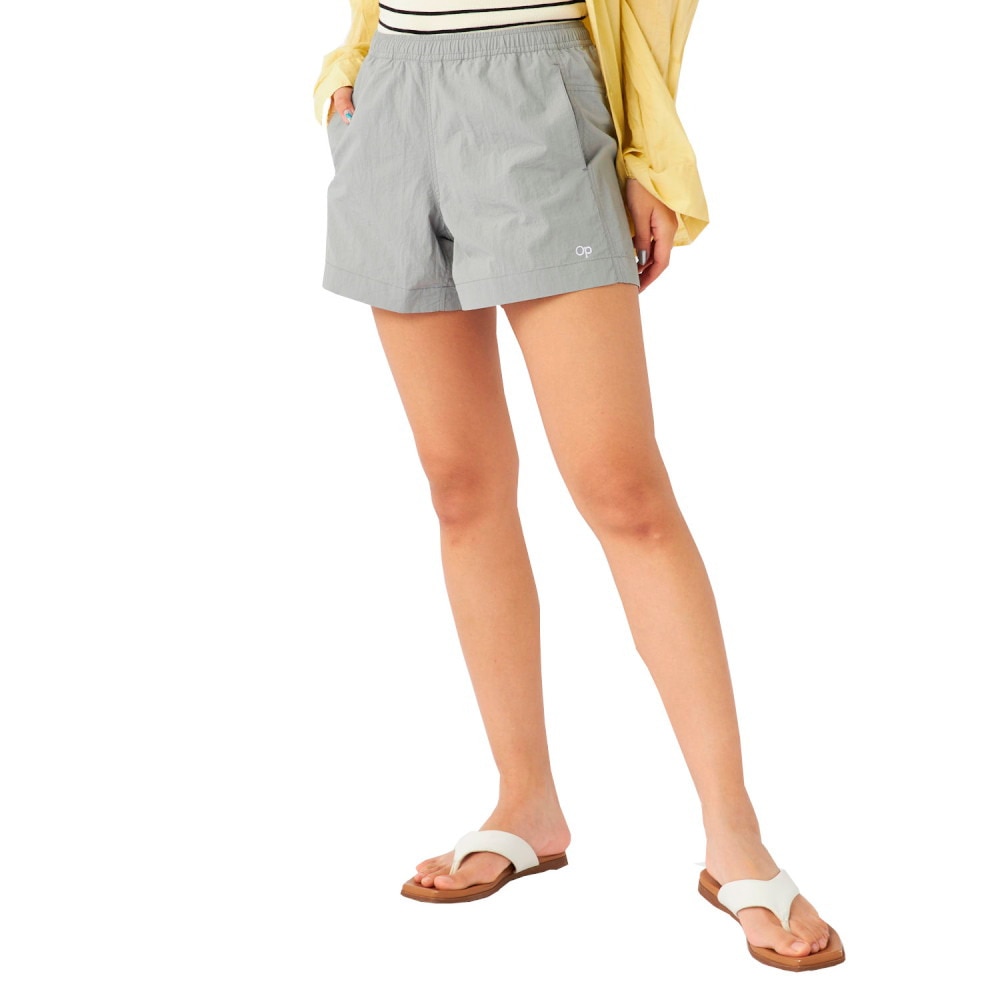 オーシャンパシフィック（Ocean Pacific）（レディース）ナイロンワッシャー ボードショーツ 524402 GRY