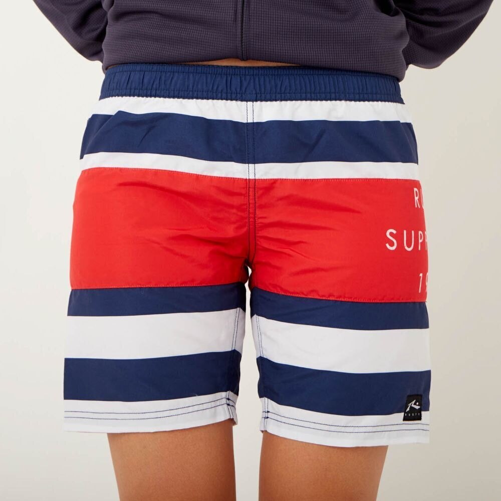 ラスティ（RUSTY）（レディース）デニム風 ボードショーツ 920403NVY