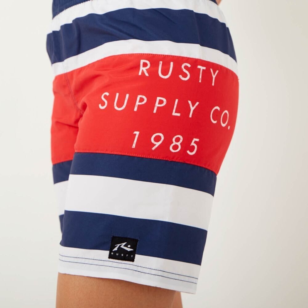 ラスティ（RUSTY）（レディース）デニム風 ボードショーツ 920403NVY