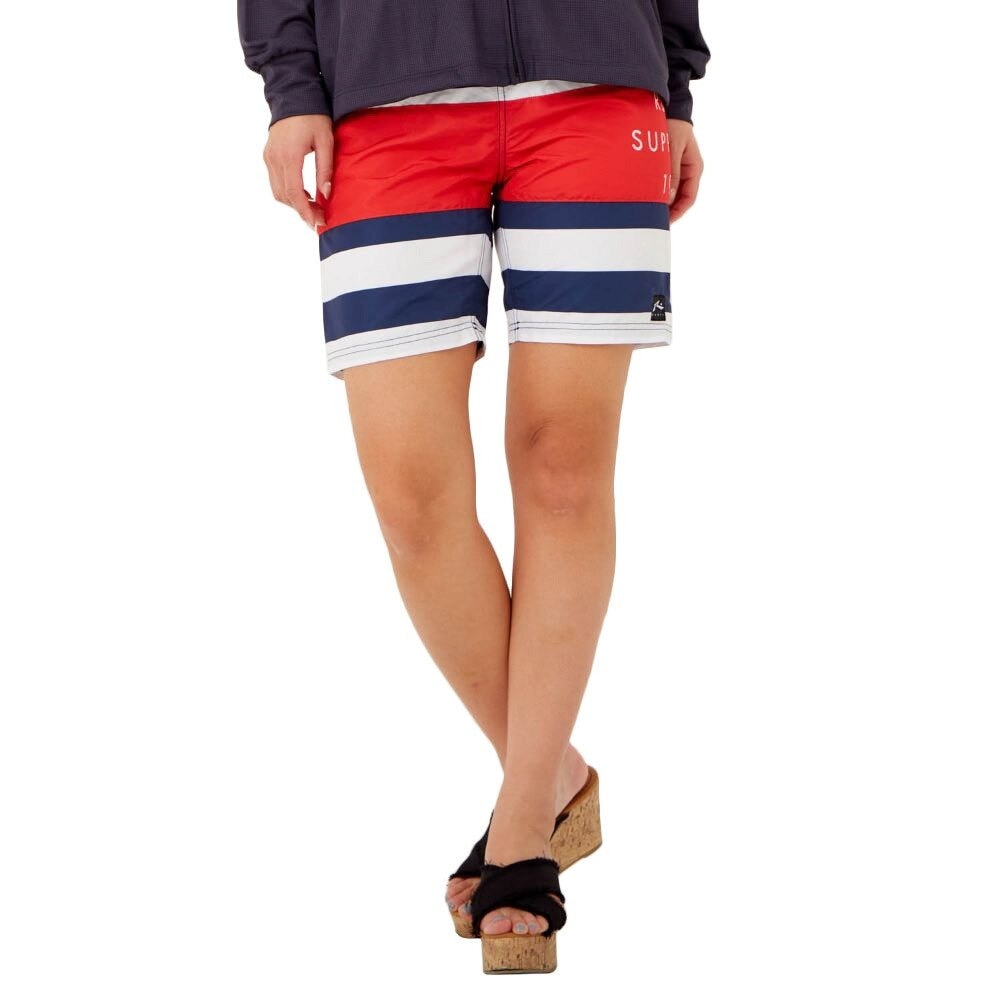 ラスティ（RUSTY）（レディース）デニム風 ボードショーツ 920403NVY