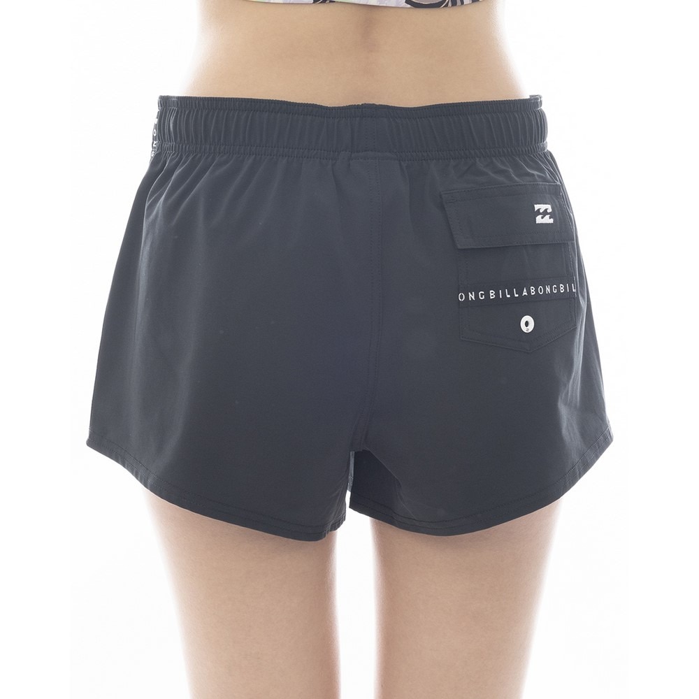 ビラボン（BILLABONG）（レディース）サイドロゴテープ ショートボードショーツ BF013510 BLK
