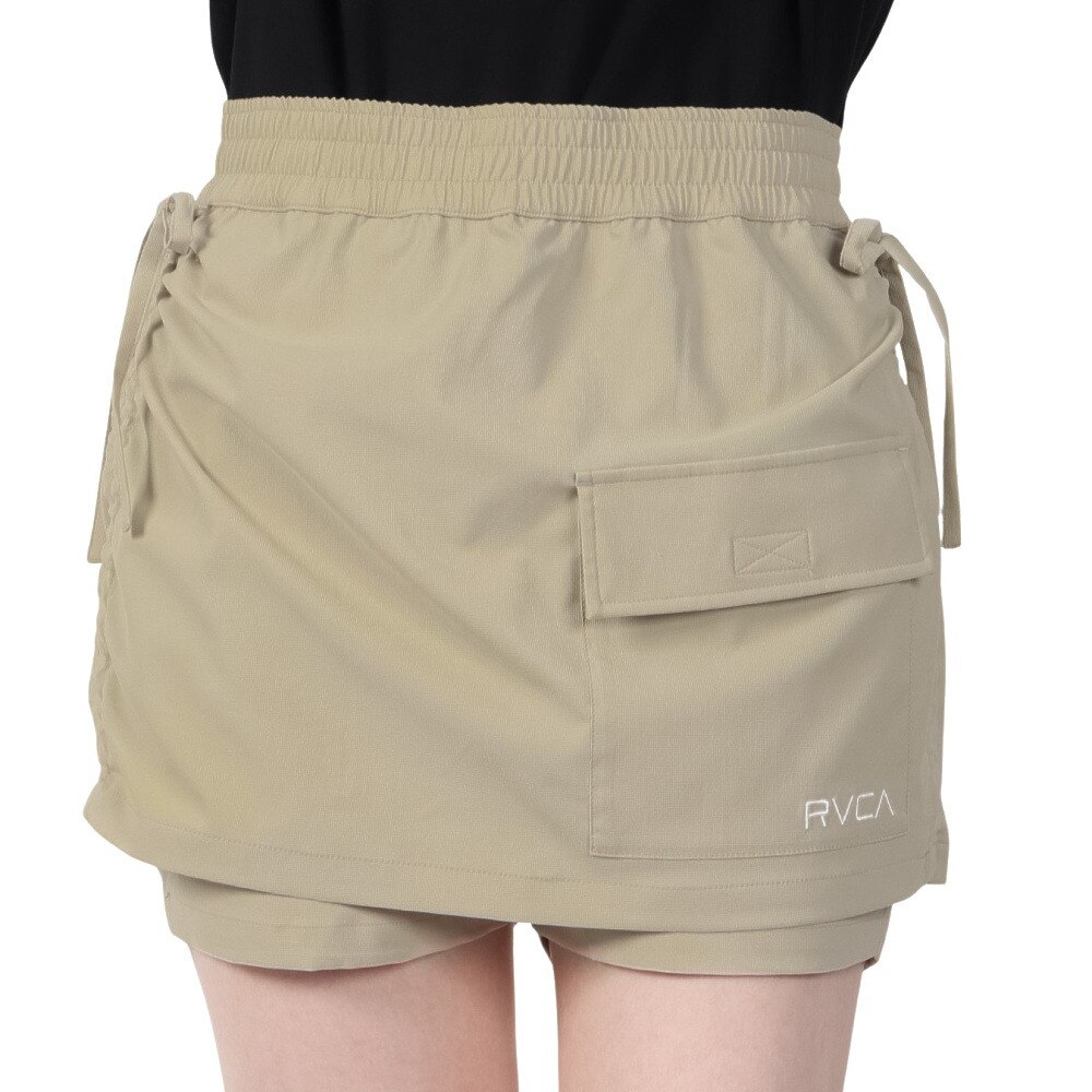 ルーカ（RVCA）（レディース）MINI UTILITY SCORT ショートパンツ スコートBF043850 ABS