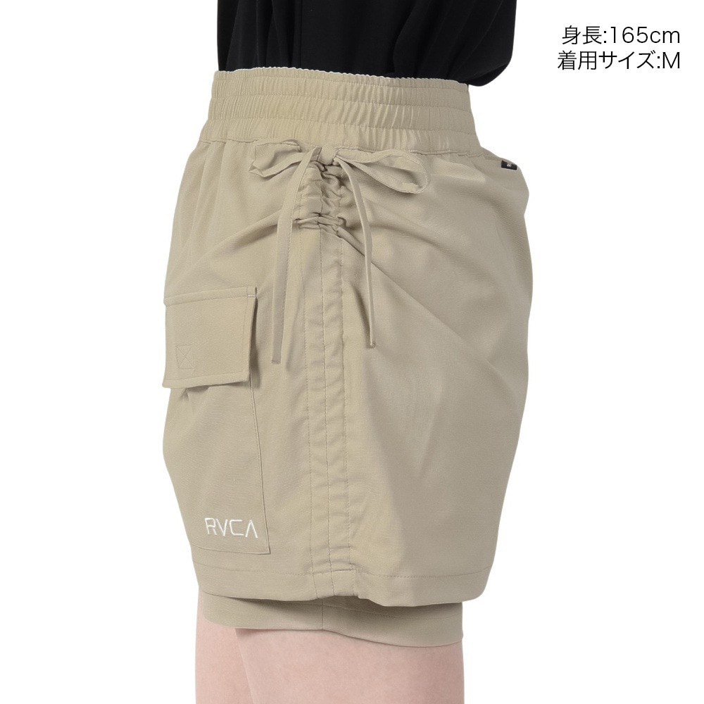 ルーカ（RVCA）（レディース）MINI UTILITY SCORT ショートパンツ スコートBF043850 ABS